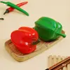 Decoração de Pimenta Verdura Falsa Pimenta Vermelha Picante Pimenta Verde Modelo Adereços de Fotografia Frutas Penduradas para Restaurante Brinquedos