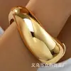 Acessório transfronteiriço mais vendido, produto novo: pulseira aberta irregular em formato de onda para mulheres, conjunto de três peças de joias femininas personalizado e moderno