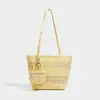 Bolso Grande Tejido de Paja para Mujer 2026 Nuevo Estilo Bolso de Hombro Versátil Bolso de Mano de Moda Cesta Tote Bolso Tejido