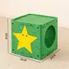 Nido de Gato de Fieltro, Rascador para Gatos, Túnel para Gatos, Nido Seguro Tres en Uno, Nido para Mascotas Ensamblable, Casa Escondite, Casa de Juego para Gatos