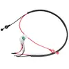 Cable de alimentación para vehículo eléctrico con conector en codo 1.52-2.52 Cable cargador de batería de litio con conector en codo Controlador inalámbrico