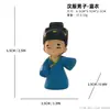 Figura Creativa Estilo Antiguo Dinastía Tang, Adorno de Muñeca Hanfu, Artesanía Decorativa de Resina de Gama Alta para Escritorio, Amazon Transfronterizo