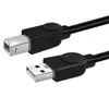 Cable de Impresión USB para Fabricante Núcleo de Cobre Negro Cable de Datos para Impresora Puerto Cuadrado Cable de Conversión de Transmisión para Computadora 1.5m