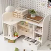 Estante de Mesa Multi-Camadas Prateleira de Armazenamento Suporte de Livros para Escritório Prateleira de Armazenamento com Gaveta Prateleira de Livros para Canto Infantil