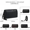 2025 Nueva Bolsa de Mano Grande para Hombre Cartera Multifuncional Moda Casual Retro Bolso de Mano para Hombre