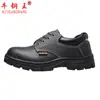 Zapatos de trabajo de temporada para hombre hechos a medida, con protección de puntera de acero, anti-aplastamiento y resistentes a la perforación. Zapatos de trabajo de cuero genuino transfronterizos