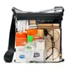 En stock Bolsas Cruzadas Transparentes al por Mayor con Bolsillo Interior y Correa de Hombro Ajustable Bolsa para Eventos Deportivos Festivales de Música Estadios