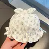Gorro de bebé primavera y verano fino lindo sombrero de princesa sombrero solar ajustable protección solar para bebé sombrero de sol sombrero de encaje verano