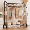 Perchero Vertical de Pie con Diseño Engrosado para Uso en Interiores, Adecuado para Dormitorio y Balcón del Hogar, Tendedero para Ropa, Perchero para Colgar Ropa