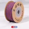 Estilo tibetano hilo de algodón frotado a mano Wengwan hilo Semilla de Bodhi Luna Estrella Semilla de Fruta de la Pasión Cuerda para ensartar cuentas budistas Cuerda para enrollar borlas Cuerda para tejer