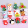 Accesorios de Navidad Gel de Crema accesorios para el cabello pasador broche collar pendientes resina funda de teléfono material de bricolaje