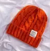 Gorro de Punto Clásico Otoño e Invierno Gorro Protector de Orejas Lindo Gorro Moldeador de Rostro para Mujeres con Gran Circunferencia de Cabeza Color Caramelo de Moda