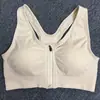 Cierre frontal sin aro deportivo para mujer, chaleco profesional a prueba de impactos, sujetador deportivo para correr, yoga, fitness, talla grande