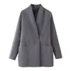 Europeu e Americano Transfronteiriço Outono Feminino AliExpress Explosões Moda Personalidade Branco Conjunto Blazer Top
