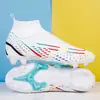 Zapatos de fútbol estilo nuevo para estudiantes hombres y mujeres zapatillas de césped zapatillas de fútbol de caña alta zapatillas de correr zapatillas con tacos zapatillas de césped con tacos