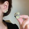 Pendientes de lujo ligeros y elegantes con forma de ojo de gato, de alta calidad, de verano, con flores de nicho, de aguja de plata S925, exquisitos.