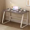 Escritorio de computadora, escritorio de escritorio, escritorio para oficina en casa, escritorio para dormitorio, escritorio de estudio para estudiantes, escritorio de oficina rectangular simple y moderno