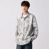 Camisa Casual de Moda Unisex Simple de Moda Primavera y Otoño Nuevo Popular Estilo Hong Kong Cárdigan Top Chaqueta