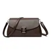 Nova Bolsa Quadrada Pequena de Couro Macio de Alta Qualidade 2026, Bolsa de Ombro Cruzada Simples e Fashion, Bolsa Vintage para Ombro para o Trabalho para Mulheres