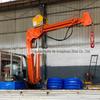 Plataforma de elevação dobrável montada em veículo para barco de pesca de carro de caminhão 0,5 T-2 ton pequeno guindaste de caminhão hidráulico