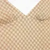 Para Comercio Exterior Transfronterizo Europeo y Americano Ropa de Mujer Aliexpress Más Vendido Verano Simple Cuadros Encaje Vestido Corto