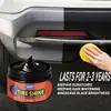 Kineshinex Kit de Reparación de Automóviles Pasta Renovadora de Piezas de Plástico Cera para Brillo Interior Removedor de Amarilleamiento para Vehículos Negros