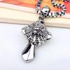 Colar com pingente de metal em formato de aranha, estilo europeu e americano, moderno, cruz, colar masculino, alta qualidade, combinação perfeita