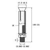 Acero Inoxidable 304 Estándar Nacional Tornillo de Expansión Perno de Expansión Perno de Explosión de Tracción Tornillo Pasamuros M6M8M10M12