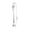 Juego de vajilla de acero inoxidable 304 de estilo transfronterizo, elegante, para hotel, con cuchillo, tenedor y cuchara para carne, cuchara gruesa para uso doméstico.
