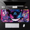 Alfombrilla de ratón Gengar Extra Grande para Ordenador Oficina Juego Pokemon Anime Pad para Teclado Niños E-Sports Antideslizante Alfombrilla de Escritorio