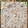 Venda Quente Transfronteiriça Animais Pequenos Naturais Borboleta Cogumelo Pássaro Recorte Pintura Amazon Crianças Jornal Manuscrito Modelo DIY