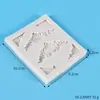 Molde de silicona líquida para repostería de chocolate, con múltiples patrones en relieve, para decoración de tartas de fondant