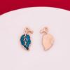Hehui Popular Transfronterizo DIY Aleación Gota de Aceite Accesorios para Joyería Colgante de Hoja Pendientes Collar Accesorio para el Cabello Colgante
