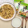 Verduras Crujientes Encurtidas con Brotes de Bambú y Hojas de Mostaza Conservadas, Sabor Original, Listas para Comer, Porción Pequeña para Acompañar Arroz y Gachas