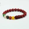 Pulsera de Cinabrio de Guan Yu, Arena de Chen, Arena Dorada Púrpura, Ágata Pixiu, Pulsera del Dios de la Riqueza de Cinco Vías, Venta al por Mayor y Dropshipping S4010202