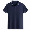Camisas polo masculinas personalizadas de fábrica, roupas de trabalho para empresas, camisetas de manga curta, roupas de trabalho, camisas culturais, logotipo bordado para impressão