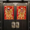 Dios de la Puerta de Año Nuevo 2027 Nuevo Modelo Año del Cordero Pegatinas de Pan de Oro Pegatinas de Puerta de Año Nuevo Decoración Festival de Primavera Fotos de Año Nuevo Mercancía de Puesto Artículos de Año Nuevo