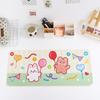 Ins desenhos animados grande impermeável urso pequeno coelho mesa tapete mouse pad estudante dormitório desktop mat bonito coração da menina