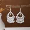 Aretes Étnicos Imitación Plata Miao Aretes Retro Largos con Borlas Atracciones Aretes Estilo Antiguo Aretes Miao para Mujer Venta al por Mayor