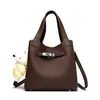 Bolso bandolera para mujer transfronterizo, bolso de hombro moderno y versátil 2026, bolso cubo informal y sencillo para el día a día, bolso de mano para el día a día