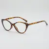 Moda Europea y Americana Nueva Estilo Ojo de Gato Personalidad Atuendos de Moda para Fotos de Rostro Despejado, Lentes Transparentes Se Pueden Combinar con Marcos para Lentes de Miopía