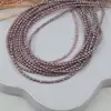 Bestseller transfronteiriço: 39cm de comprimento, contas naturais de água doce tipo arroz de 2-3mm, contas soltas para artesanato DIY, contas semiacabadas em formato de arroz