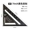 Regla triangular extendida de aleación de aluminio para carpintería, regla de ángulo métrico, herramienta de medición de marcado y posicionamiento para carpintería