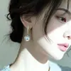 Brincos de Orelha Populares de Pérola e Zircônia em Formato de Coração de Luxo, Novos Brincos Gentis e Doces, Acessórios de Orelha Versáteis da Moda para Mulheres
