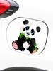 Pegatinas para coche con diseño de panda, diseño de dibujos animados, tridimensionales, impermeables, para decoración de carrocería de coche eléctrico