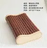Madera maciza y fibra de bambú, transpirable, apto para el verano, soporte para el cuello fresco y cómodo, almohada de bloque de bambú hueco, almohada de mahjong, para adultos