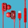 [Estrictamente Seleccionado] Audífonos Dinámicos Dobles In-Ear con Control de Cable, Gadget Práctico para Juegos, Adecuado para Teléfono Móvil Apple Oppo, Audífonos con Cable