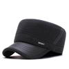 Gorra Hombres Invierno Cálida Lana Pico Gorra Béisbol Orejeras Invierno Hombre Mayor Hombre Mayor