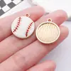 Colgante Deportivo de Bola de Aleación con Goteo de Aceite Incrustado de Diamantes Transfronterizo Accesorio de Joyería para Bricolaje Colgante Individual Collar de Baloncesto Llavero