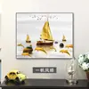 Galeria de Arte da Família Qiao: Pintura Decorativa de Caixa de Medidor Elétrico de Luxo Leve, Pintura de Parede para Caixa de Distribuição, Capa de Caixa de Corrente Fraca para Sala de Jantar, Mural para Caixa de Interruptor Elétrico